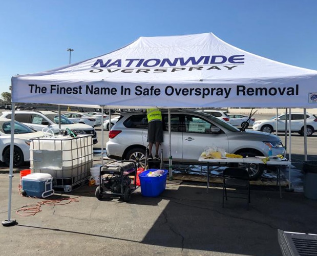 nationwide overspray dallas nationwide overspray tent