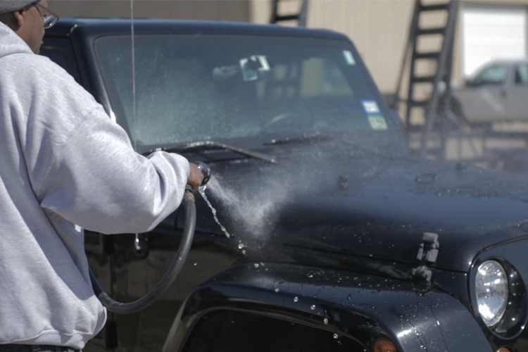 nationwide overspray dallas cleaning jeep