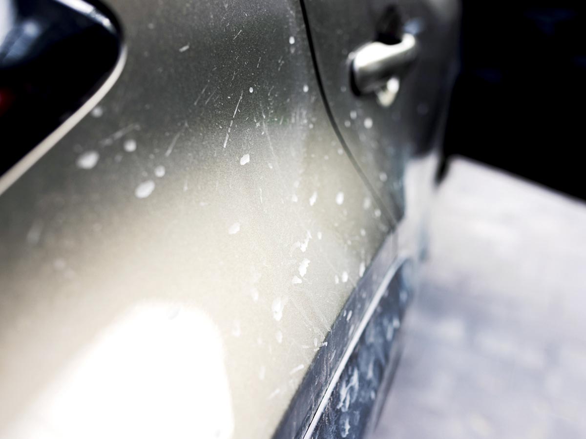 paint decontamination removal vehicle close-up